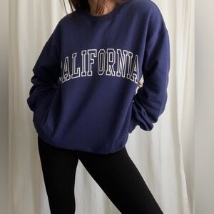 Midnight blue California sweatshirt